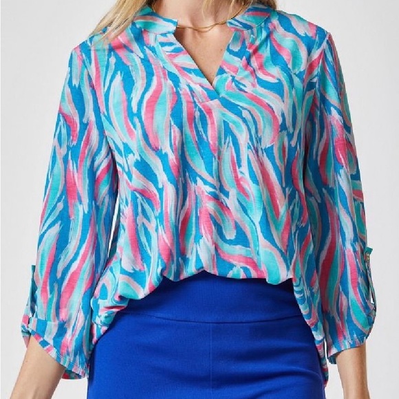 Dear Scarlett Tops - Dear Scarlett 3/4 sleeve blouse